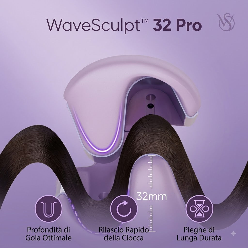 WaveSculpt™ 32 Pro - Ferro arricciacapelli